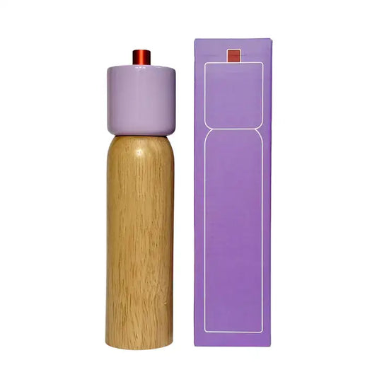 Salt & Pepper Grinders - Lilac & Red / Large