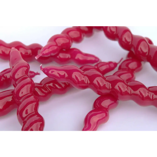 Spiral Taper Candles - Magenta
