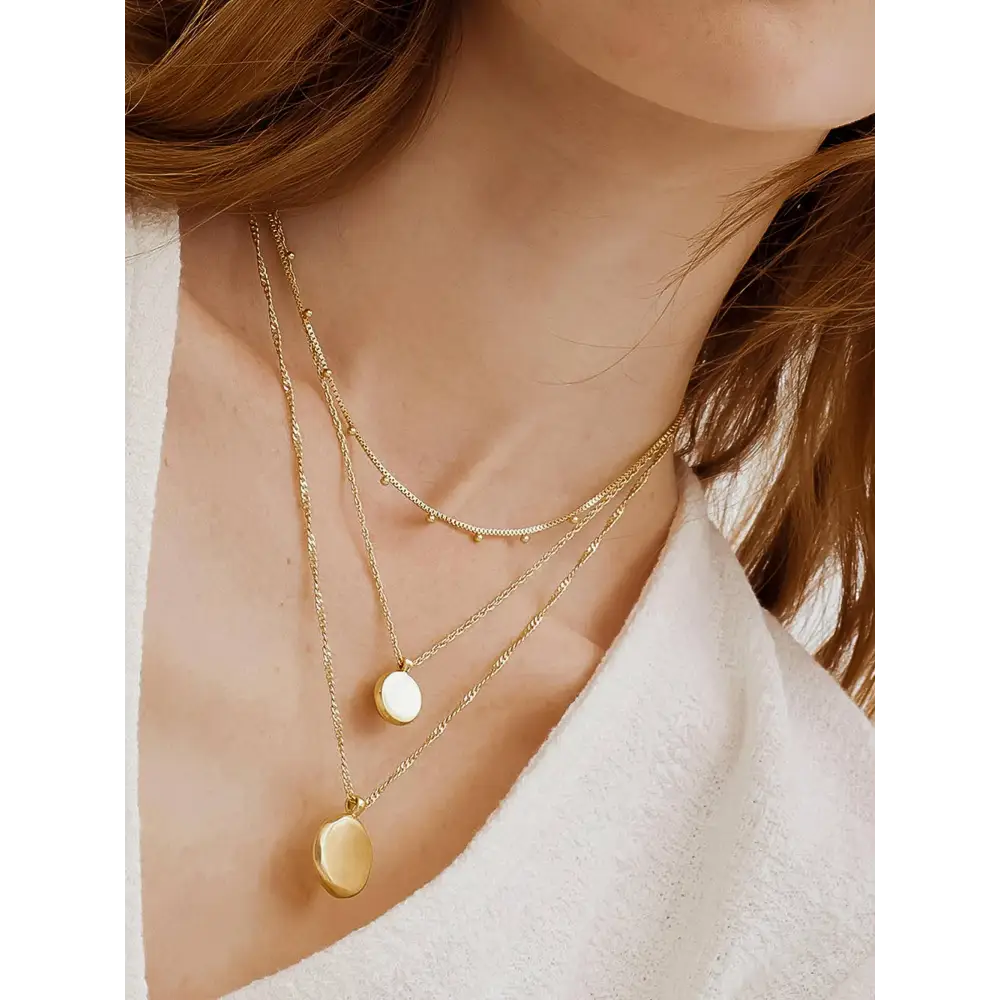 Maiq Accessories - Anaïs Stack Necklace Yellow Gold