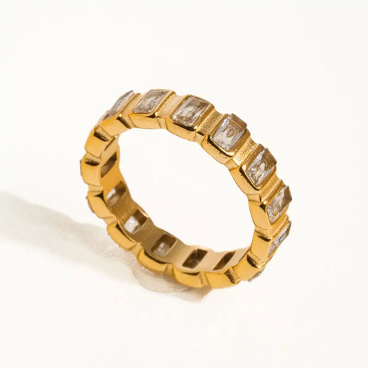 Gold + Rhinestone Ring - PABOOM