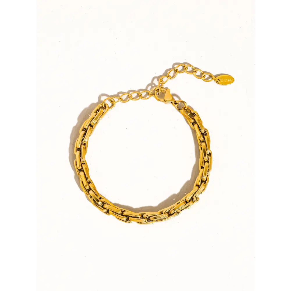 Maiq Accessories - Kolt Thin Chain Bracelet Yellow Gold