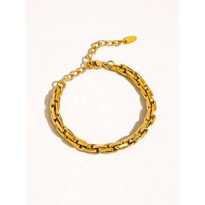 Maiq Accessories - Kolt Thin Chain Bracelet Yellow Gold