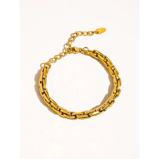 Maiq Accessories - Kolt Thin Chain Bracelet Yellow Gold