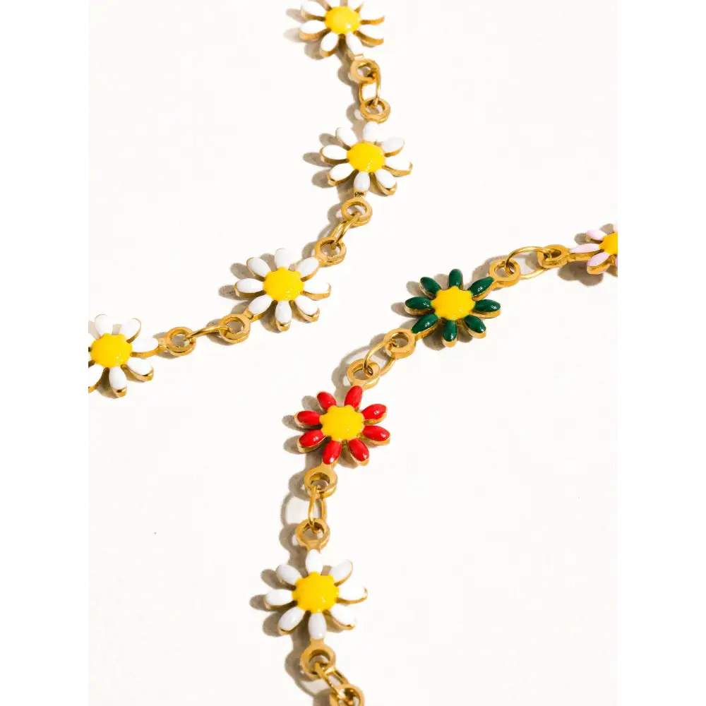 Maiq Accessories - Lea Daisy Chain Bracelet Multi-Coloured