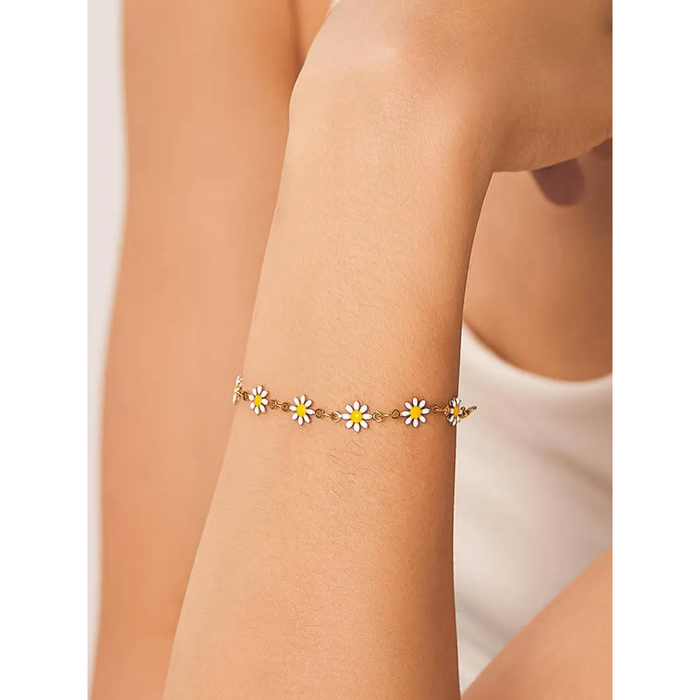 Maiq Accessories - Lea Daisy Chain Bracelet Multi-Coloured