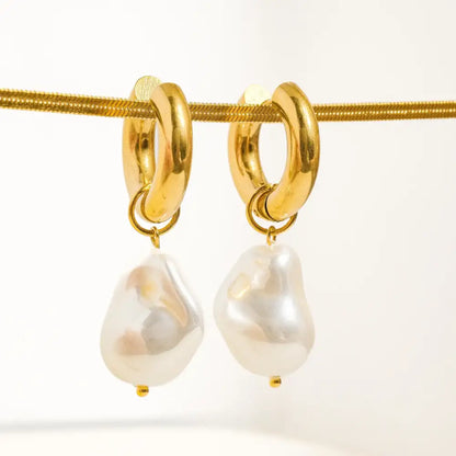 Oceana Large Pearl Earrings - PABOOM