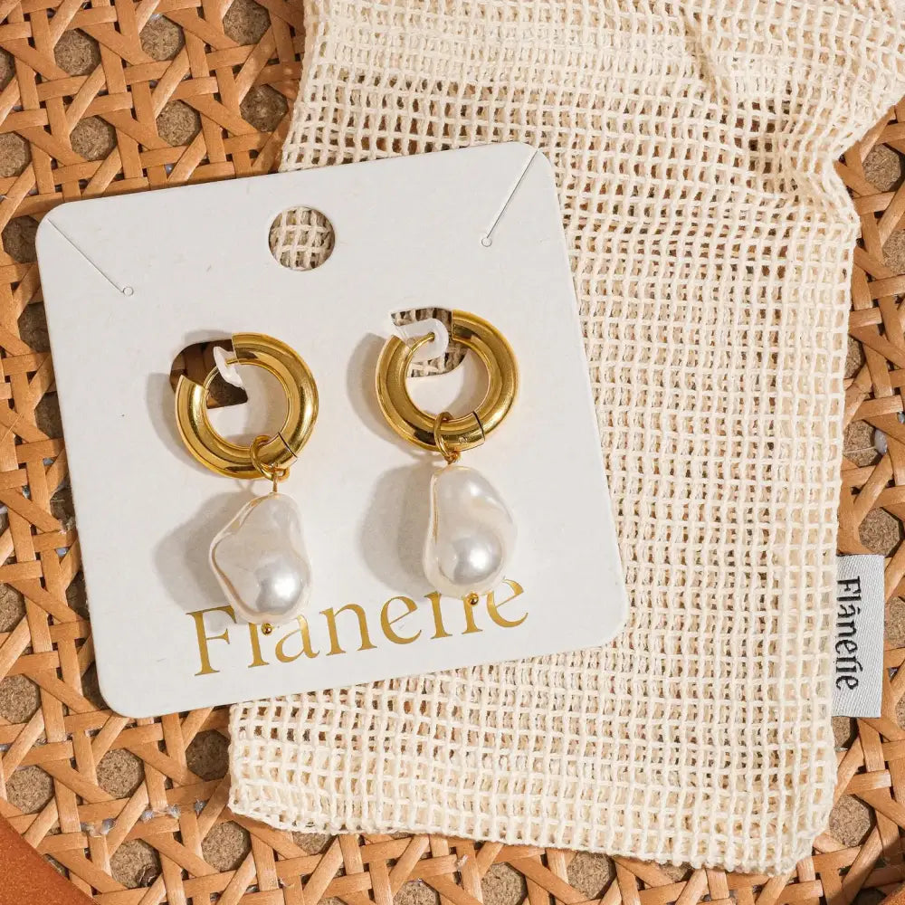 Oceana Large Pearl Earrings - PABOOM