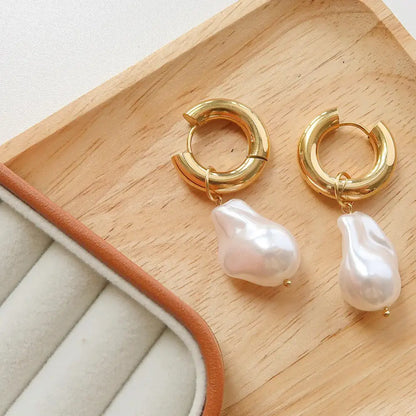 Oceana Large Pearl Earrings - PABOOM