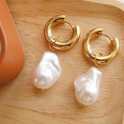 Oceana Large Pearl Earrings - PABOOM