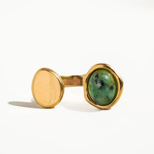 Orion Adjustable Ring With Stone - PABOOM
