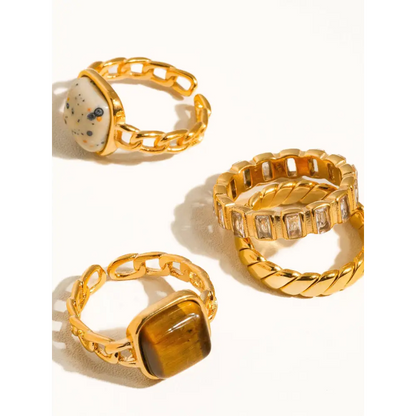 Maiq Accessories - Pierre Braided Stack Ring