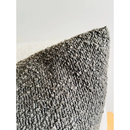 Boucle Lumbar Cushion Cover Beige - PABOOM