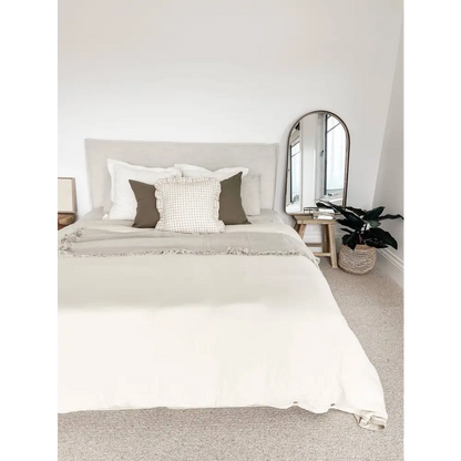 Linen Ruffle Cushion Cover - PABOOM