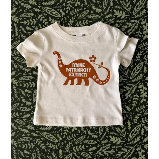 Make Patriarchy Extinct Kids T-Shirt - PABOOM