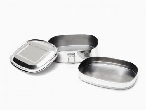 Onyx medium 2-layer stainless steel sandwich container with layers separated - PABOOM