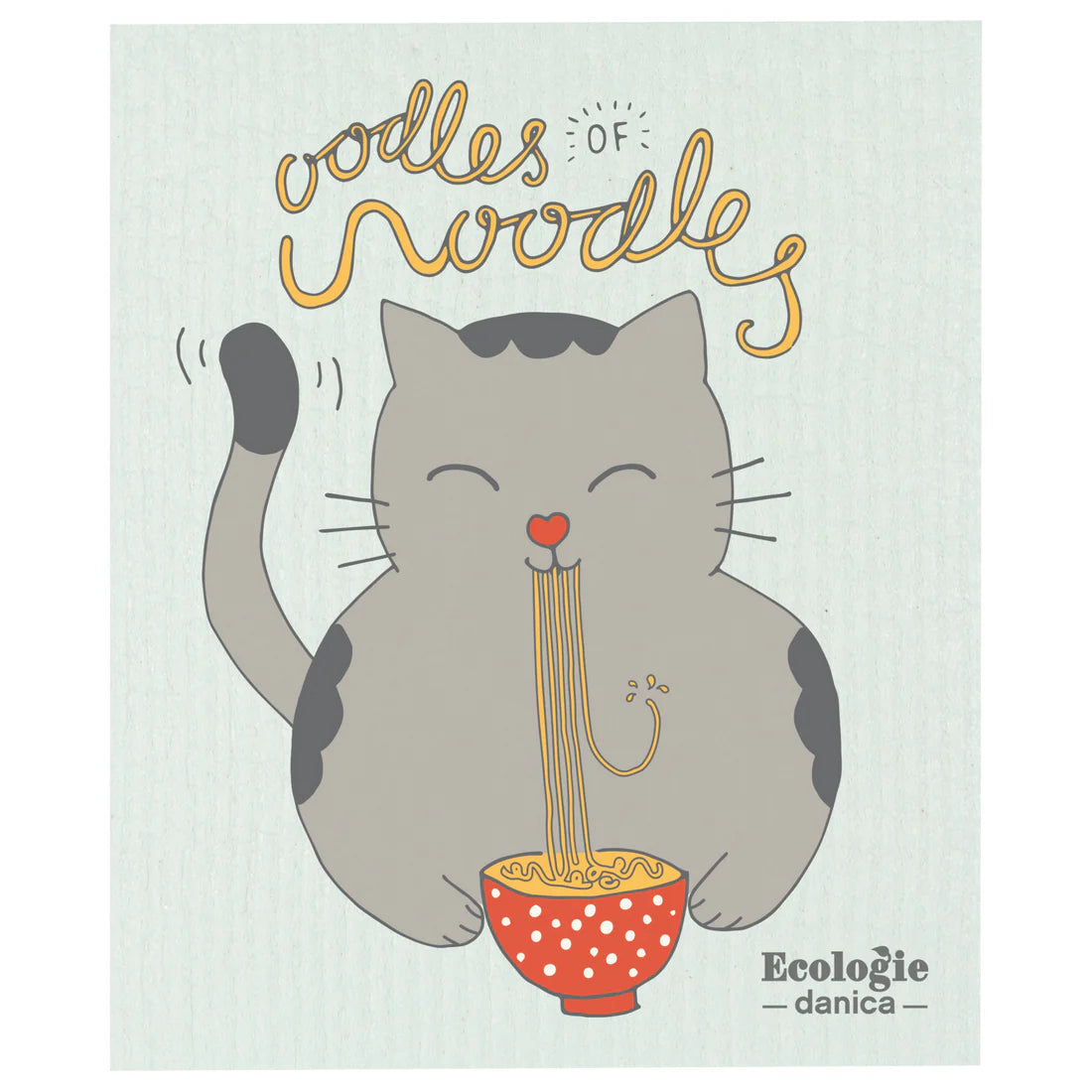 Oodles Of Noodles Swedish Dishcloth