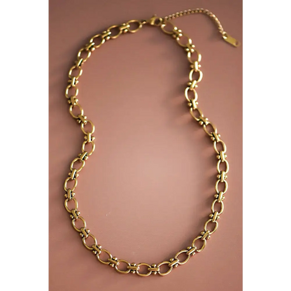 Mia Accessories - 18K Gold Plated Waterproof Stainless Steel Chain Necklace - 7002 S0OX3T7002