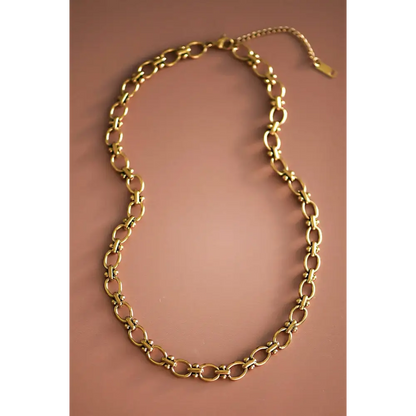 Mia Accessories - 18K Gold Plated Waterproof Stainless Steel Chain Necklace - 7002 S0OX3T7002