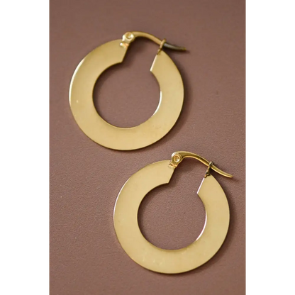 Mia Accessories - 18K Gold Plated Waterproof Stainless Steel Drop Earrings - 6925 S0OX3T6925