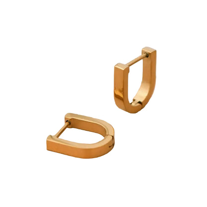 Mia Accessories - 18K Gold Plated Waterproof Stainless Steel Hoop Earrings - 7116 S0OX3T7116