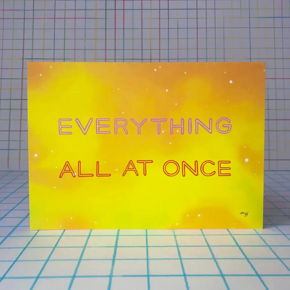 Everything All At Once Print - PABOOM
