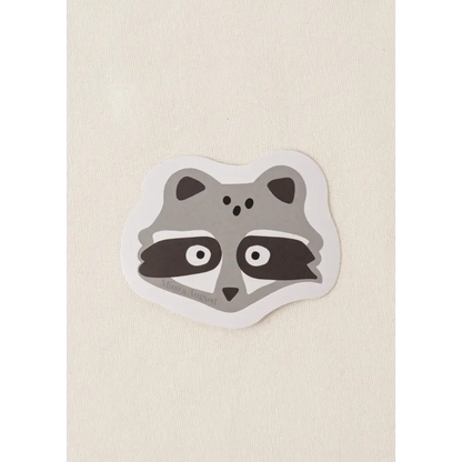Cute Racoon Vinyl Sticker - PABOOM