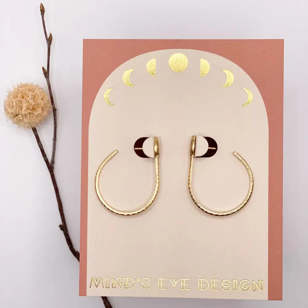 Gold Ophidian Hoops - PABOOM