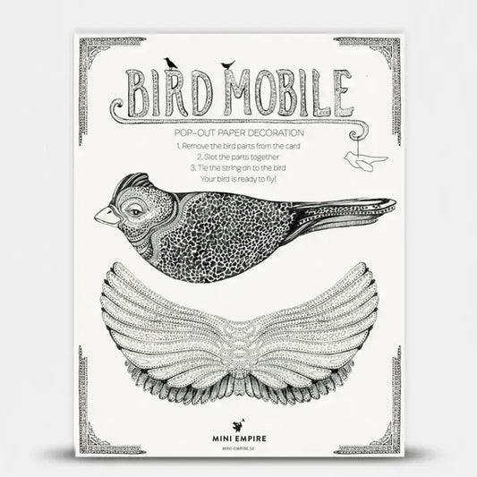 Bird Pop Out Card - PABOOM