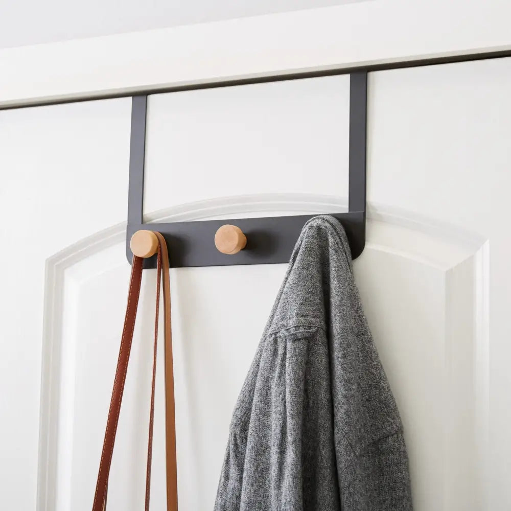 Moda At Home - Essex Door Hanger MetalW/3 Wooden Knobs