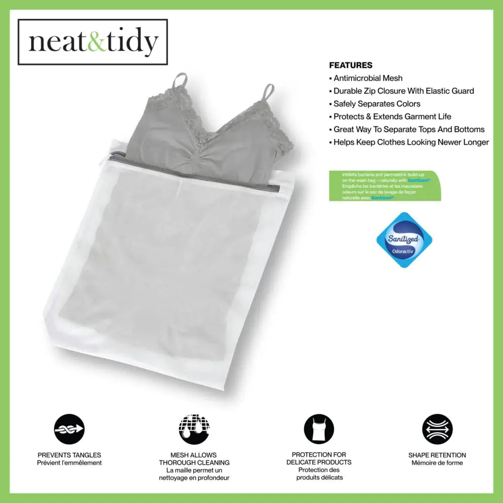 Moda At Home - Mesh Wash Bag Large White