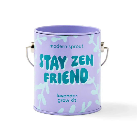 Modern Sprout - Complimentary Color Grow Stay Zen Friend - Lavender