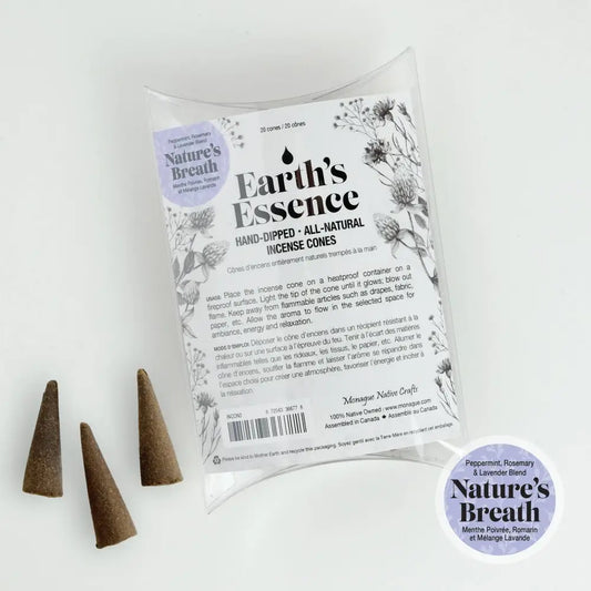 Monague Indigenous - Earth’s Essence Incense Cones Nature’s Breath