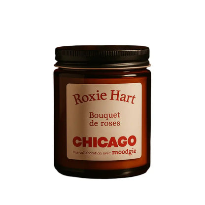 moodgie - amber glass candle jar