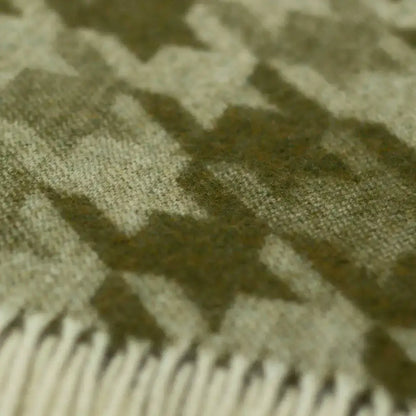 MoST - Wool Throw Blanket LUCCA green