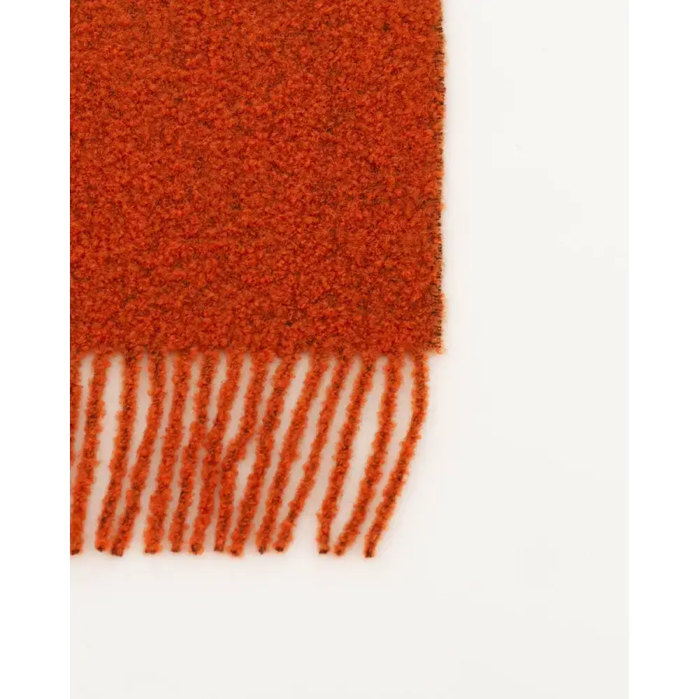 MoST - Wool bouclé throw blanket PARIS orange