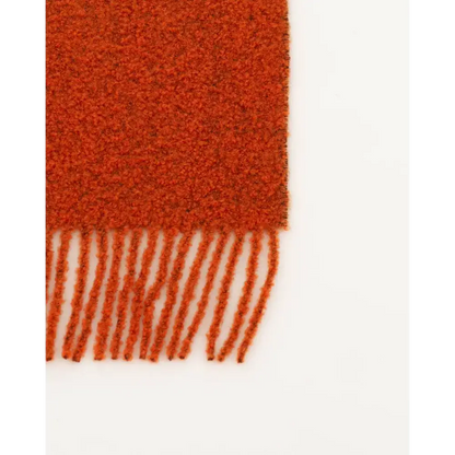 MoST - Wool bouclé throw blanket PARIS orange