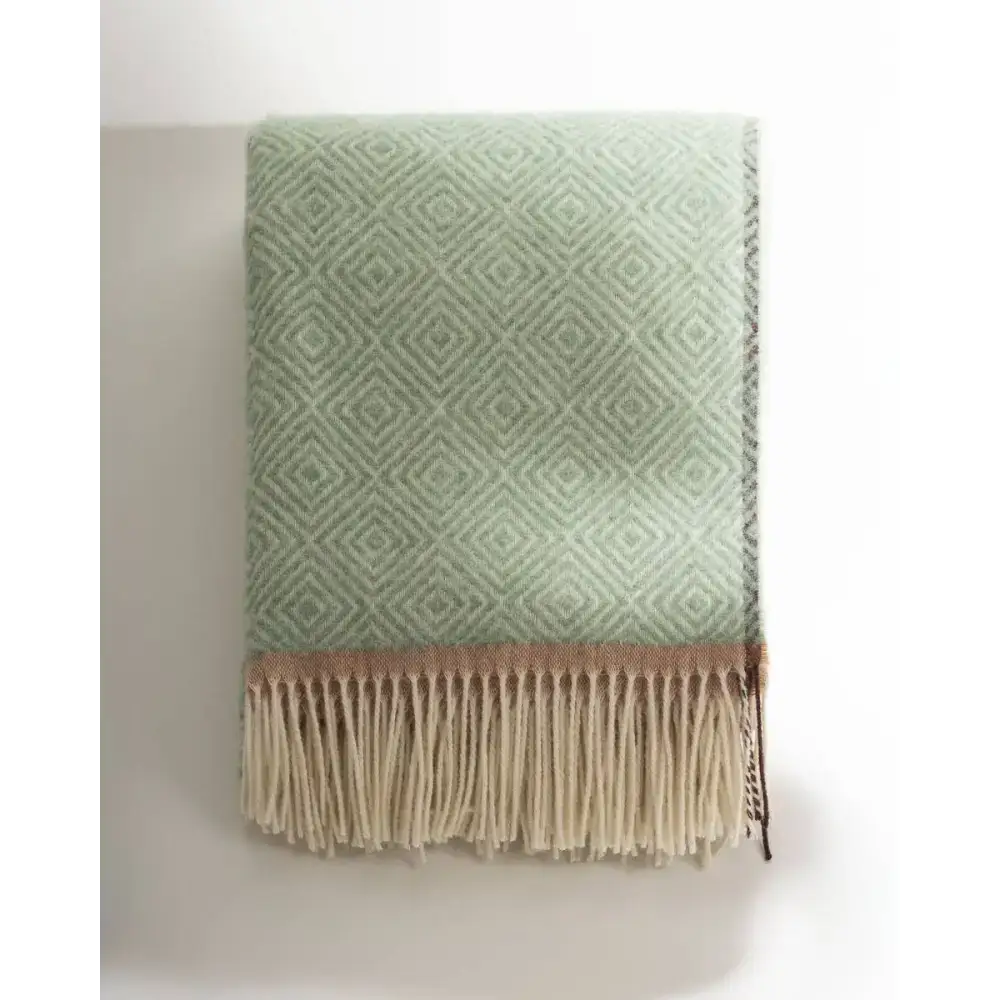 MoST - Wool Throw Blanket VENEZIA Mint