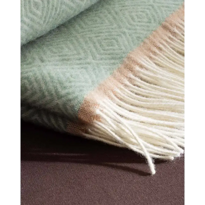 MoST - Wool Throw Blanket VENEZIA Mint
