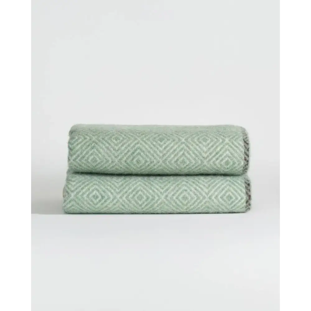 MoST - Wool Throw Blanket VENEZIA Mint