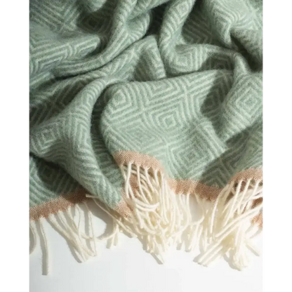 MoST - Wool Throw Blanket VENEZIA Mint