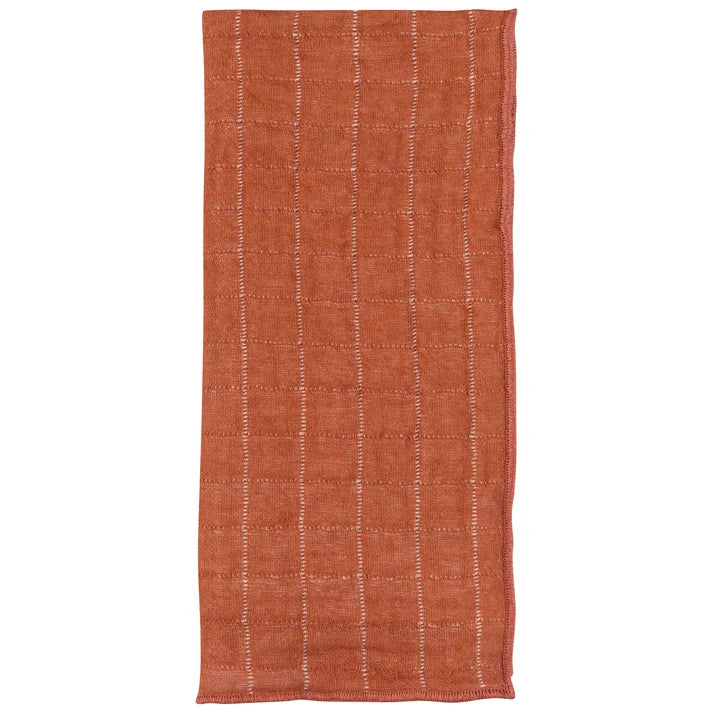 Cinnamon Stick napkins styled folded on plates – PABOOM
