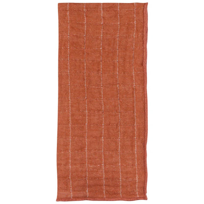 Cinnamon Stick napkins styled folded on plates – PABOOM
