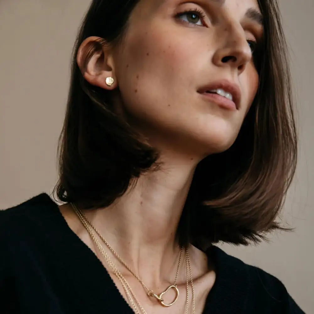 Pool Minimal Necklace Brass - PABOOM