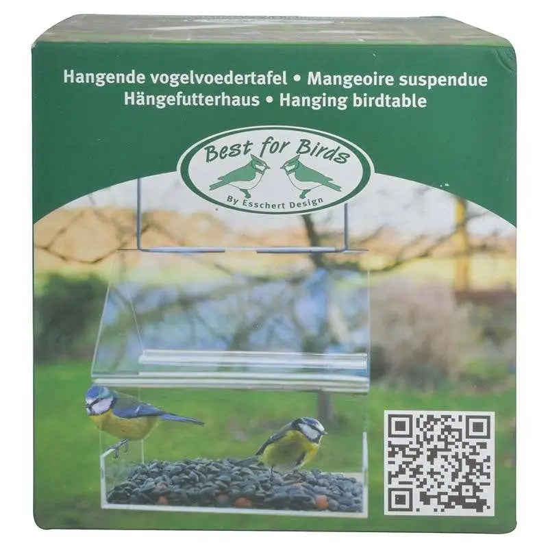 NACH - Acrylic Hanging Birdtable House Excl. Bird Food