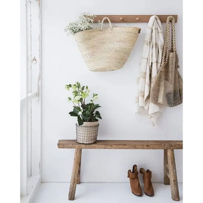 NACH - Antique Skinny Wooden Bench Size 45-55