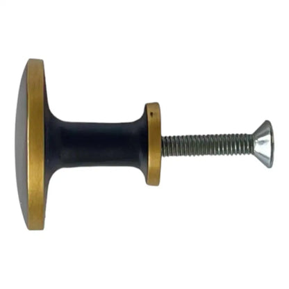NACH - Brass Knob Matt Black 1.2