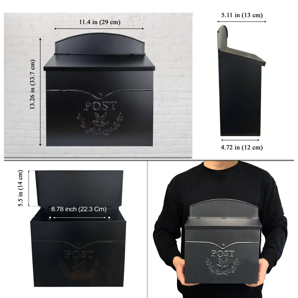 NACH - Chelsea Post Mailbox White