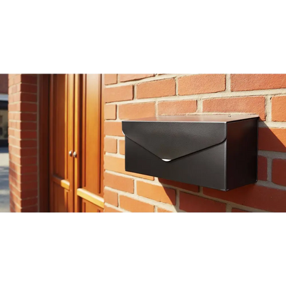 NACH - Long Envelope Mailbox Black
