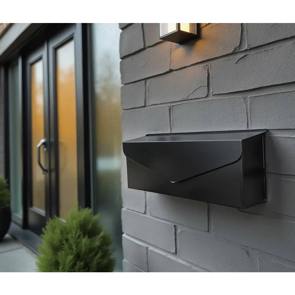 NACH - Long Envelope Mailbox Black