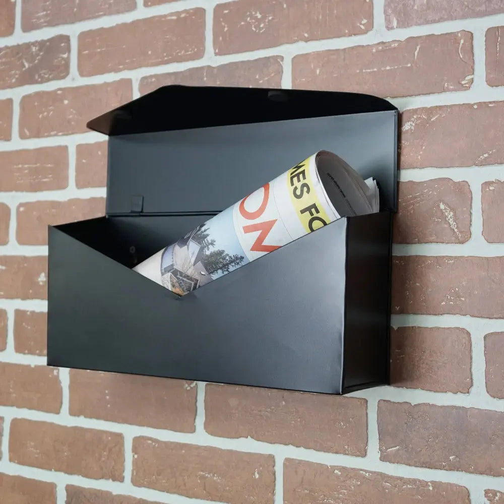 NACH - Long Envelope Mailbox Black